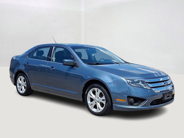 Gray (Steel Blue Metallic) 2012 Ford Fusion Sedan Front-Wheel Drive 6-Speed Automatic
