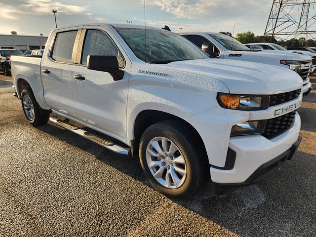 2021 Chevrolet Silverado 1500 Custom White at North Houston Mitsubishi
