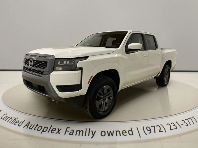 Glacier White 2026 Nissan Frontier Pickup Truck Four-Wheel Drive 9-Speed Automatic Overdrive