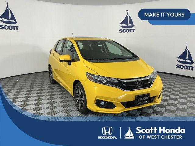 Helios Yellow Pearl 2018 Honda Fit Hatchback Front-Wheel Drive 6-Speed Manual