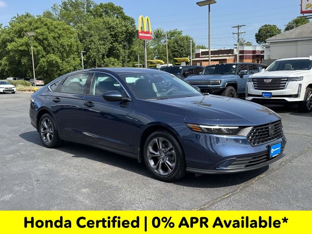 Canyon River Blue Metallic 2023 Honda Accord EX FWD Sedan Front-Wheel Drive Continuously Variable Transmission