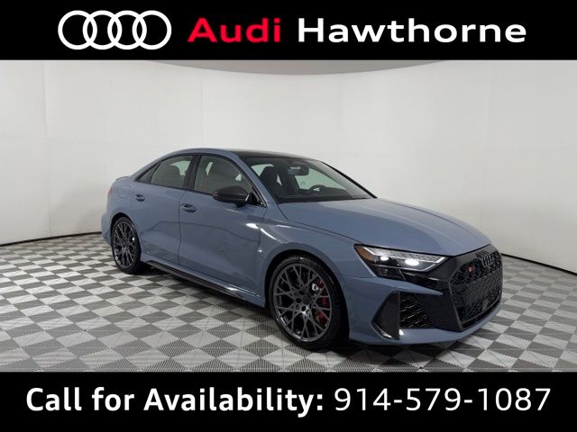 Kemora Gray Metallic 2026 Audi RS 3 Sedan All-Wheel Drive 7-Speed Automatic
