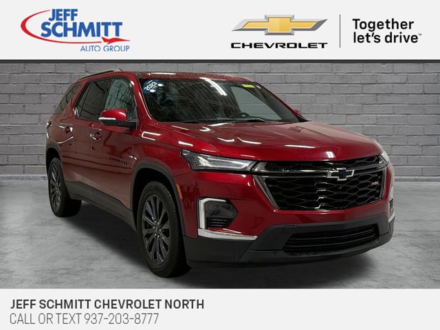 Radiant Red Tintcoat 2023 Chevrolet Traverse SUV / Crossover Four-Wheel Drive 9-Speed Automatic
