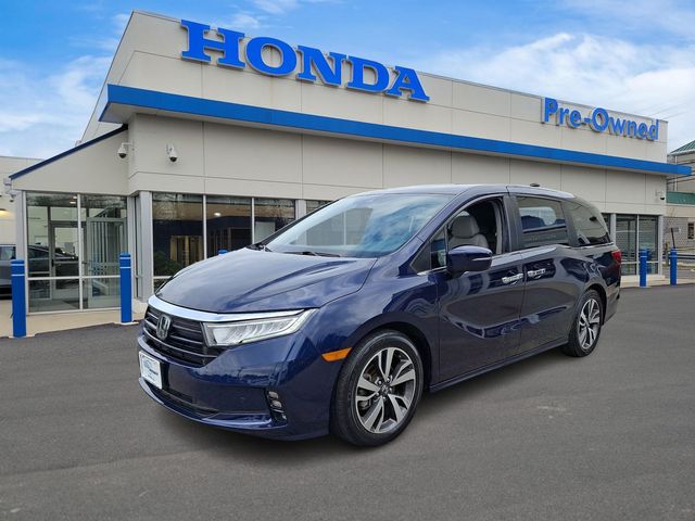 Blue 2023 Honda Odyssey Minivan Front-Wheel Drive Automatic