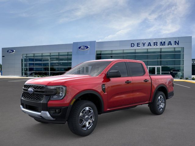 Ruby Red Metallic 2026 Ford Ranger XLT SuperCrew 4WD Pickup Truck Four-Wheel Drive Automatic