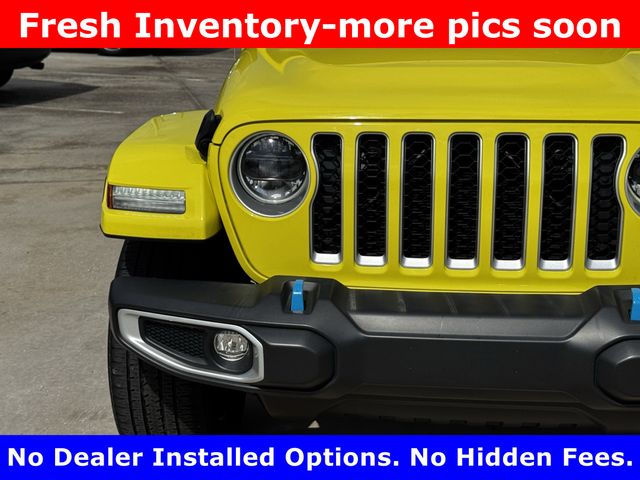 2023 Jeep Wrangler Sahara 4xe Yellow at Big Star Chrysler Jeep Dodge Ram 