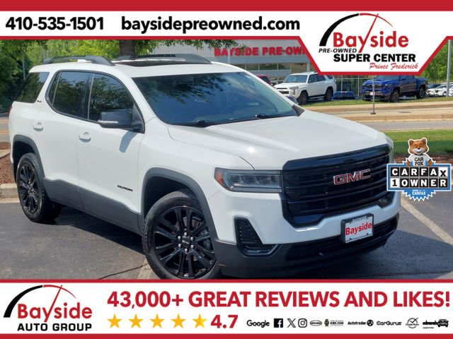 Summit White 2023 GMC Acadia SUV / Crossover Front-Wheel Drive 9-Speed Automatic