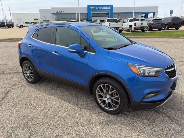 Brilliant Blue Metallic 2017 Buick Encore Sport Touring FWD SUV / Crossover Front-Wheel Drive 6-Speed Automatic Overdrive