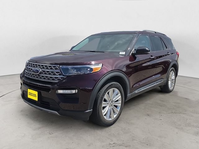 Red Metallic 2023 Ford Explorer SUV / Crossover All-Wheel Drive Automatic