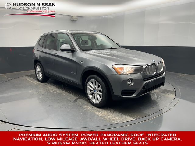 2017 Space Gray Metallic BMW X3 xDrive28i AWD SUV