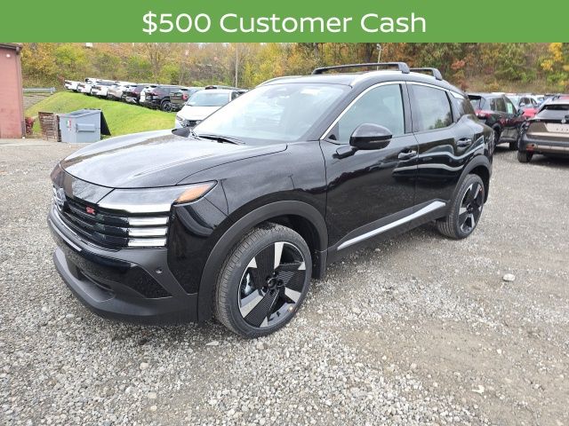 Super Black 2026 Nissan Kicks SUV / Crossover All-Wheel Drive Continuously Variable Transmission
