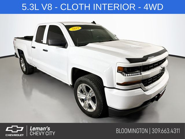 Summit White 2019 Chevrolet Silverado 1500 Pickup Truck Four-Wheel Drive 6-Speed Automatic Overdrive