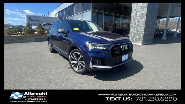 Blue Metallic 2021 Audi SQ7 4.0T quattro Premium Plus SUV / Crossover All-Wheel Drive 8-Speed Automatic