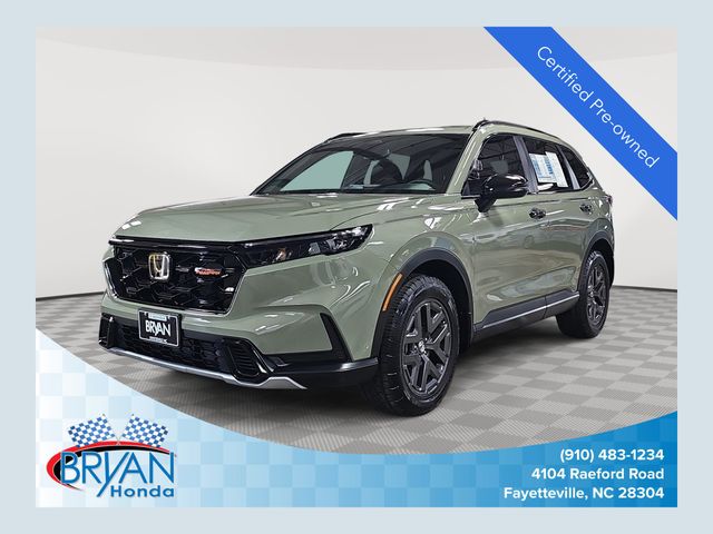 Ash Green Metallic 2026 Honda CR-V Hybrid TrailSport AWD SUV / Crossover All-Wheel Drive Continuously Variable Transmission