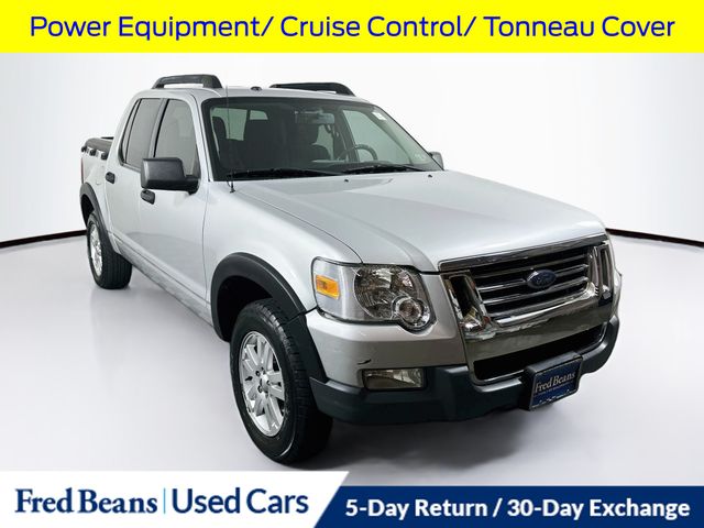 Brilliant Silver Clearcoat Metallic 2009 Ford Explorer Sport Trac Pickup Truck Four-Wheel Drive 5-Speed Automatic