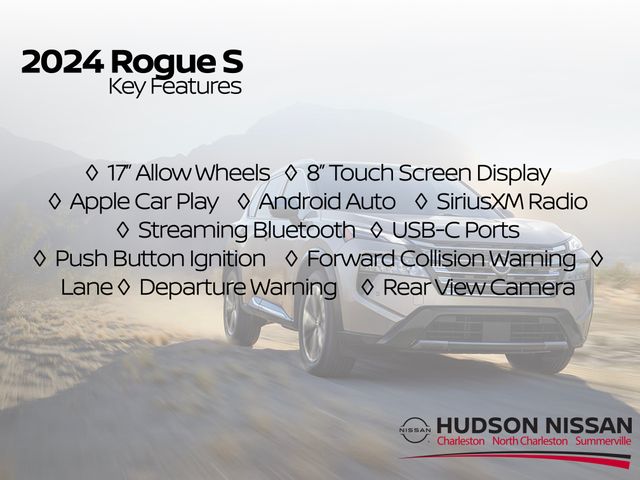 2025 Gun Metallic Nissan Rogue S FWD SUV