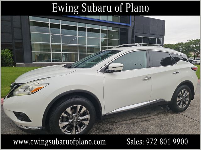 Pearl White 2016 Nissan Murano SL SUV / Crossover Front-Wheel Drive Continuously Variable Transmission