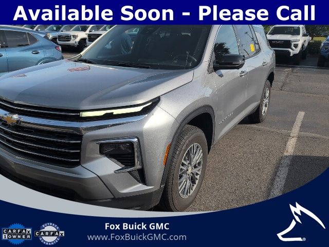 Sterling Gray Metallic 2025 Chevrolet Traverse LT AWD SUV / Crossover Four-Wheel Drive 8-Speed Automatic