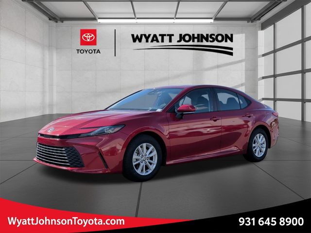 Red 2025 Toyota Camry Sedan Front-Wheel Drive Continuously Variable Transmission