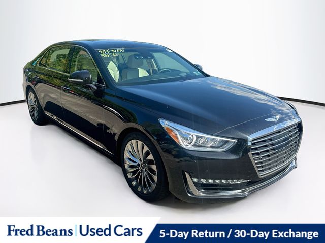 Black 2019 Genesis G90 Sedan Rear-Wheel Drive 8-Speed Automatic