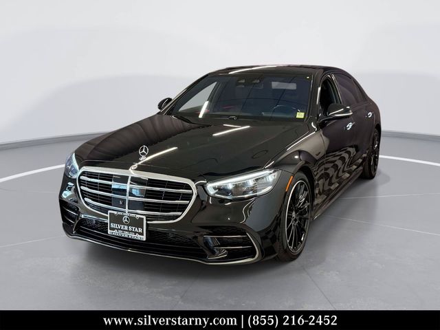 Obsidian Black Metallic 2025 Mercedes-Benz S-Class Sedan All-Wheel Drive 9-Speed Automatic
