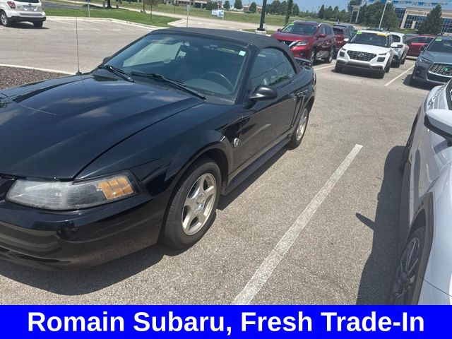 Black 2004 Ford Mustang Convertible Rear-Wheel Drive 4-Speed Automatic Overdrive