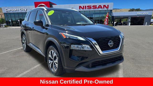 Super Black 2023 Nissan Rogue SUV / Crossover All-Wheel Drive Continuously Variable Transmission