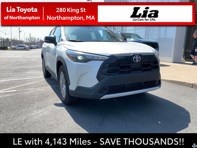 White (Wind Chill Pearl) 2026 Toyota Corolla Cross LE AWD SUV / Crossover All-Wheel Drive Continuously Variable Transmission