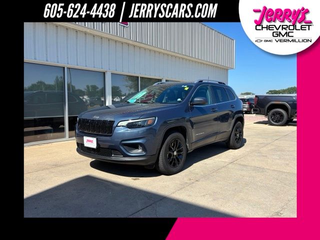 Slate Blue Pearlcoat 2021 Jeep Cherokee SUV / Crossover Four-Wheel Drive 9-Speed Automatic