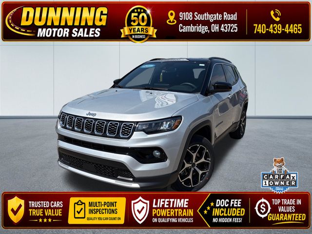 Silver Zynith Metallic Clearcoat 2025 Jeep Compass SUV / Crossover Four-Wheel Drive 8-Speed Automatic