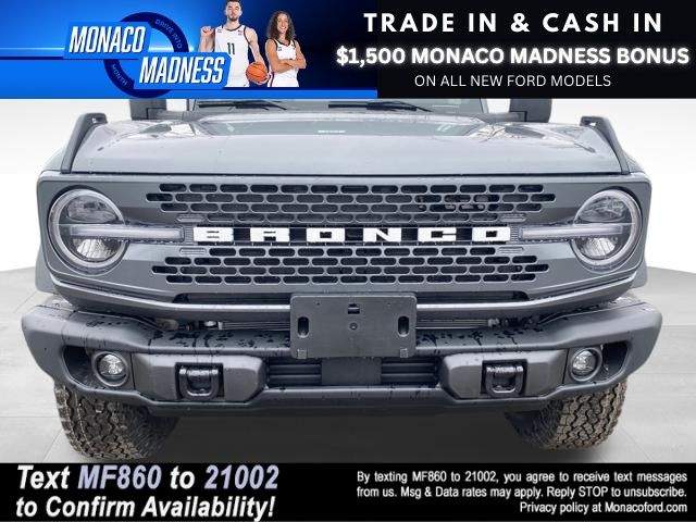 Gray 2026 Ford Bronco Badlands 4-Door 4WD SUV / Crossover Four-Wheel Drive 7-Speed Manual
