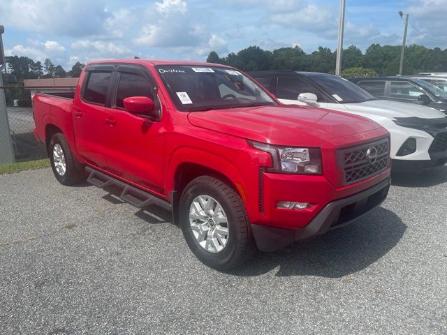 Red Alert 2022 Nissan Frontier Pickup Truck 4X2 9-Speed Automatic