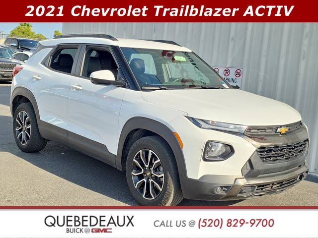 Summit White 2021 Chevrolet Trailblazer SUV / Crossover Front-Wheel Drive Continuously Variable Transmission