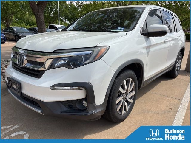 Platinum White 2020 Honda Pilot EX FWD SUV / Crossover Front-Wheel Drive 6-Speed Automatic