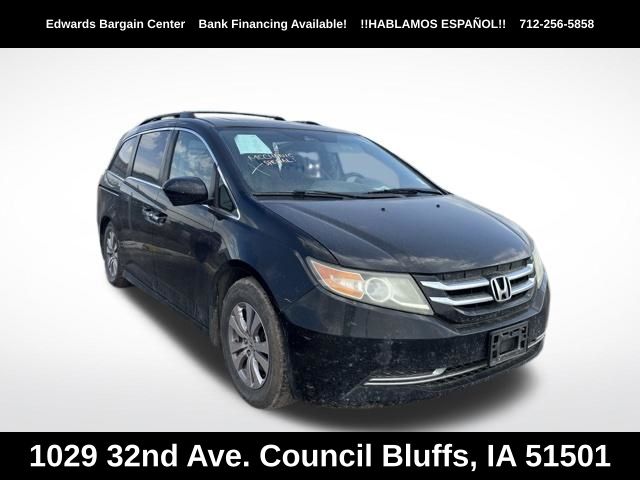 Black 2015 Honda Odyssey EX-L FWD Minivan Front-Wheel Drive 6-Speed Automatic