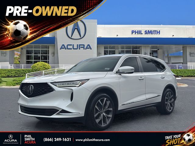 Platinum White 2024 Acura MDX SUV / Crossover All-Wheel Drive Automatic