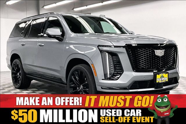 Argent Silver Metallic 2025 Cadillac Escalade SUV / Crossover Four-Wheel Drive 10-Speed Automatic