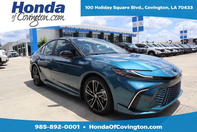 Midnight Black Metallic 2025 Toyota Camry XSE FWD Sedan Front-Wheel Drive Continuously Variable Transmission