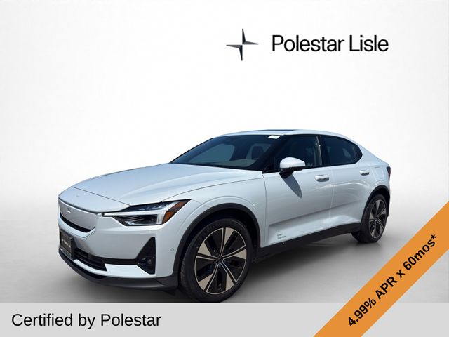 Magnesium Metallic 2024 Polestar 2 Sedan All-Wheel Drive 1-Speed Automatic