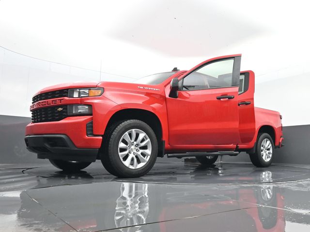 2021 Red Hot Chevrolet Silverado 1500 Custom 4X4 Truck