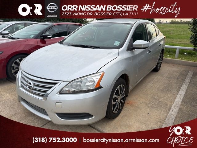 Brilliant Silver 2015 Nissan Sentra SV Sedan Front-Wheel Drive Continuously Variable Transmission