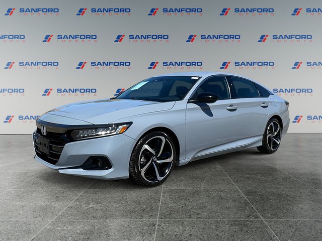 Sonic Gray Pearl 2021 Honda Accord Sport FWD Sedan Front-Wheel Drive Continuously Variable Transmission
