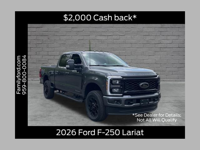 Carbonized Gray Metallic 2026 Ford F-250 Super Duty Pickup Truck Four-Wheel Drive Automatic