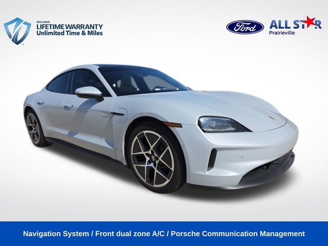 White 2025 Porsche Taycan Sedan Rear-Wheel Drive 2-Speed Automatic