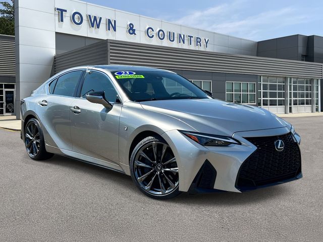 Atomic Silver 2023 Lexus IS Sedan Rear-Wheel Drive 8-Speed Automatic