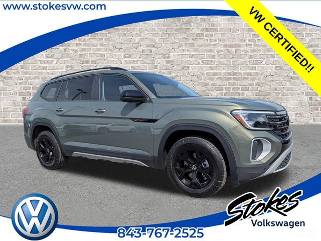 2025 Volkswagen Atlas 2.0T Peak Edition Green at Matthews Motors of Wilmington