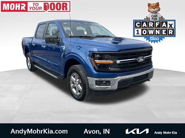 Blue Metallic 2025 Ford F-150 Pickup Truck Four-Wheel Drive Automatic