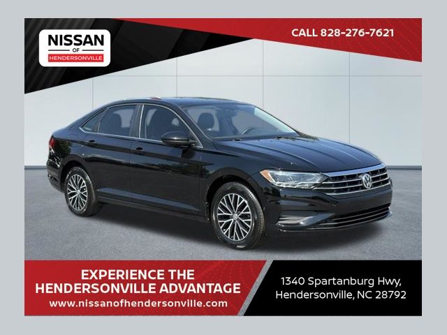 Black Uni 2021 Volkswagen Jetta Sedan Front-Wheel Drive 8-Speed Automatic