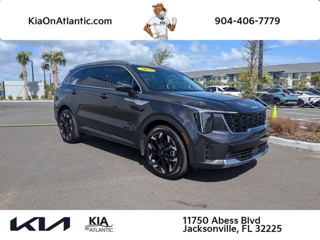 Gray (Gravity Grey) 2025 Kia Sorento EX FWD SUV / Crossover Front-Wheel Drive 8-Speed Dual Clutch