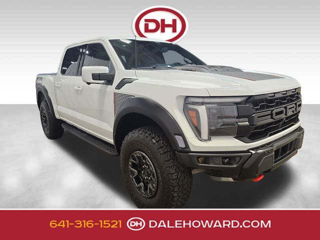 Oxford White 2025 Ford F-150 Raptor SuperCrew 4WD Pickup Truck Four-Wheel Drive Automatic